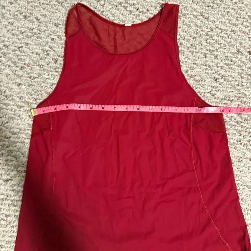 Lululemon Sculpt Tank II Dark Sport Red- Size Small - Picture 5 of 5